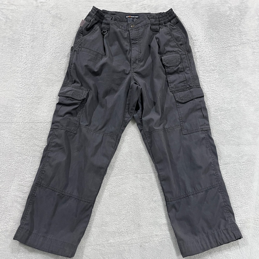 5.11 Tactical Series Pants 32x26* Ripstop Tactical Series Gray Y2K